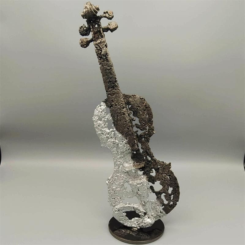 Skulptur solo de violon 41-21 von Buil Philippe | Skulptur Bronze