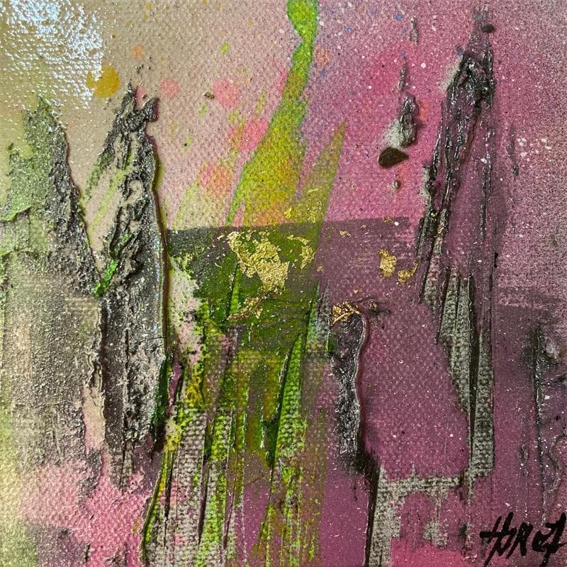 Peinture Tiny Stephansdom 3 par Horea | Tableau Art Singulier Urbain Huile