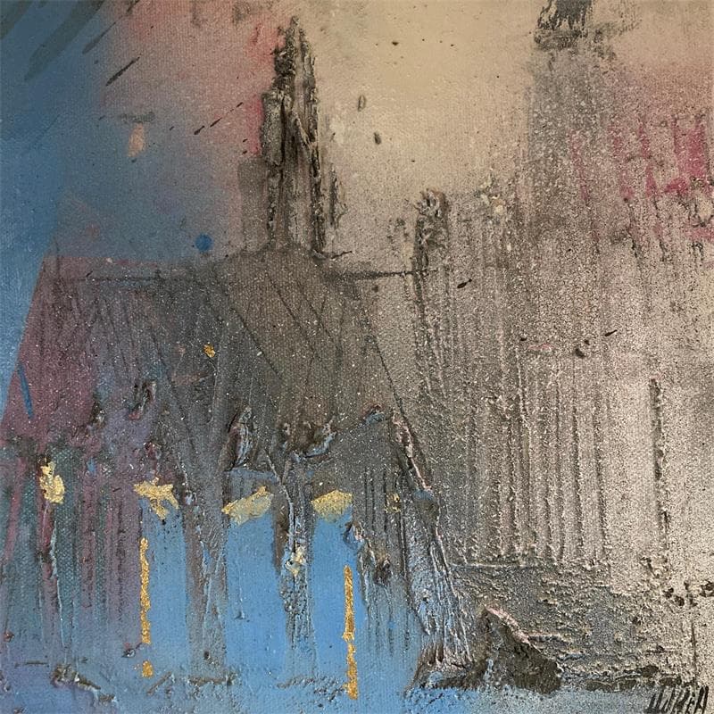 Peinture Austriché Ktdral 7 par Horea | Tableau Art Singulier Urbain Huile