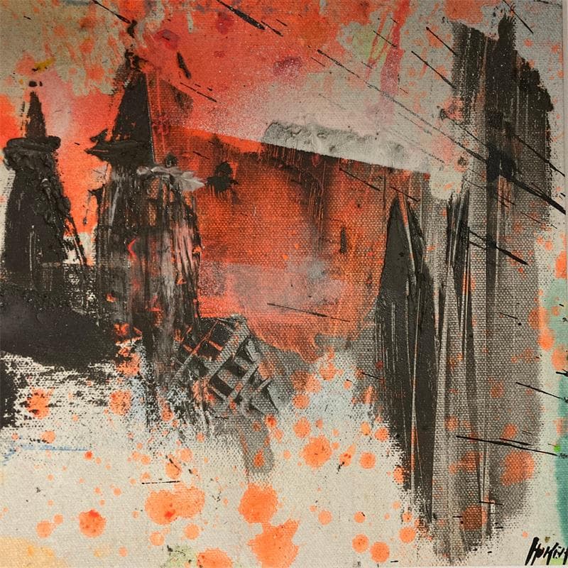 Peinture Austriché Ktdral 8 par Horea | Tableau Art Singulier Urbain Huile