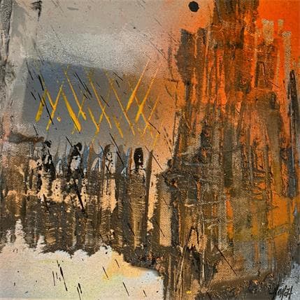 Painting Austriché Ktdral 10 by Horea | Painting Raw art Oil Urban