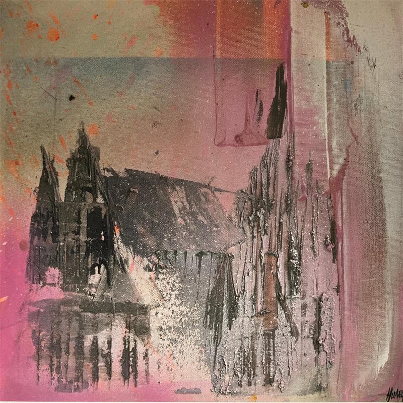 Painting Vienne 3 by Horea | Painting Raw art Urban Oil