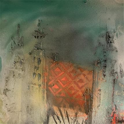 Painting Vienne 7 by Horea | Painting Raw art Oil Urban