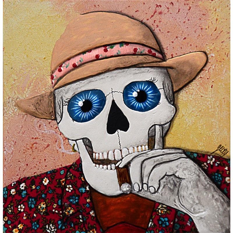 Painting Fumador habana by Geiry | Painting Raw art Pop icons