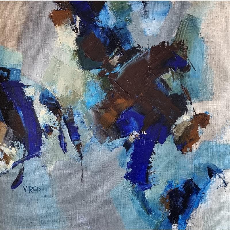 Peinture Shades par Virgis | Tableau Abstrait Minimaliste Huile