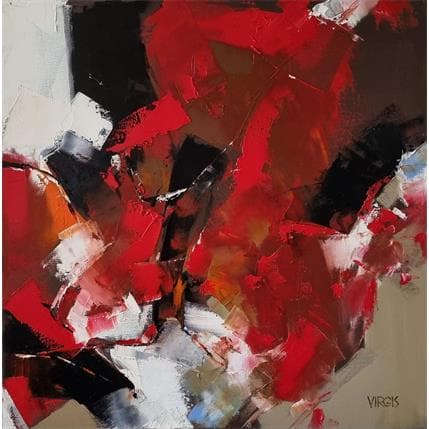 Peinture LIght night 1 par Virgis | Tableau Abstrait Huile