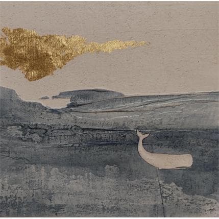 Pintura Madame Bluette por Roma Gaia | Pintura Figurativo Minimalista