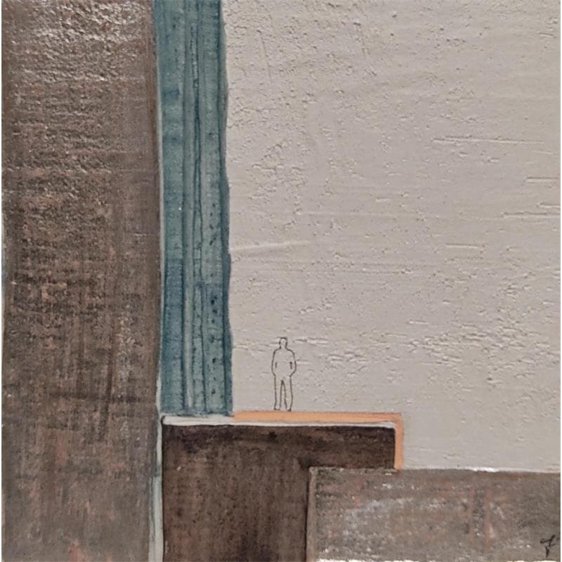 Painting PIANO B by Roma Gaia | Painting Figurative Minimalist