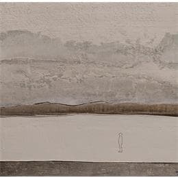 Gemälde Scighera von Roma Gaia | Gemälde Figurativ Minimalistisch