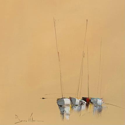 Peinture Petite composition marine par Klein Bruno | Tableau Figuratif Huile Marine