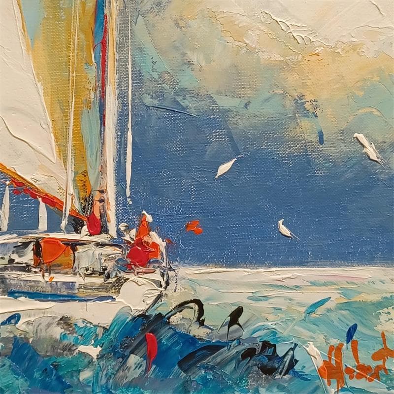 Peinture Après l'orage par Hébert Franck | Tableau Huile