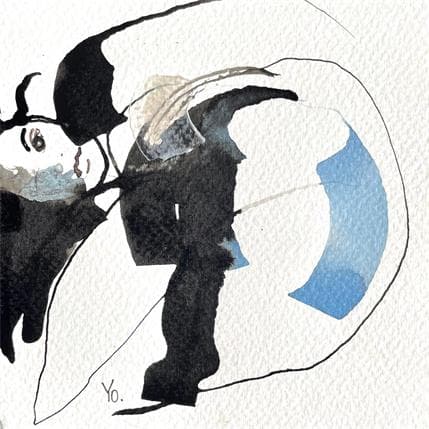 Painting Je t'offre tout ça by YO | Painting Figurative Watercolor Nude