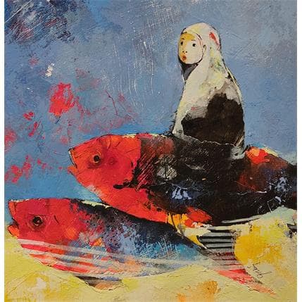 Painting N11 by Abiy | Painting Naive art Oil Life style