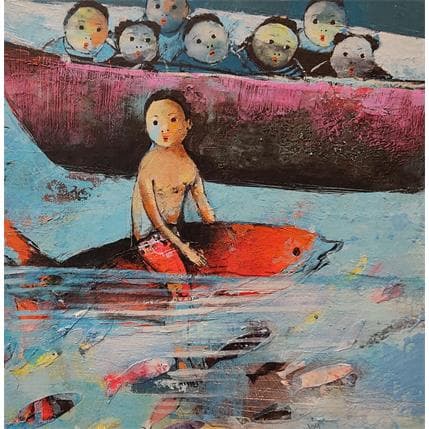 Painting N13 by Abiy | Painting Figurative Oil Life style