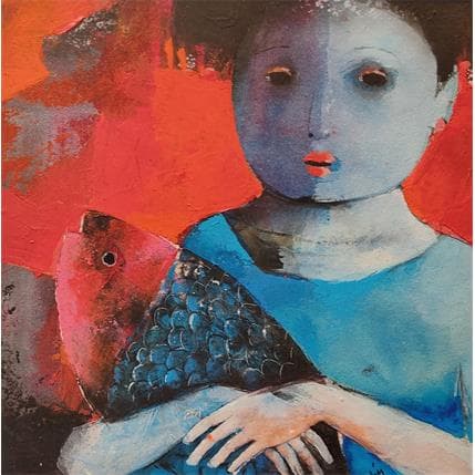 Peinture N15 par Abiy | Tableau Figuratif Huile scènes de vie