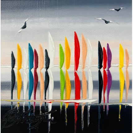 Painting rencontres en mer  by Fonteyne David | Painting Figurative Acrylic, Oil