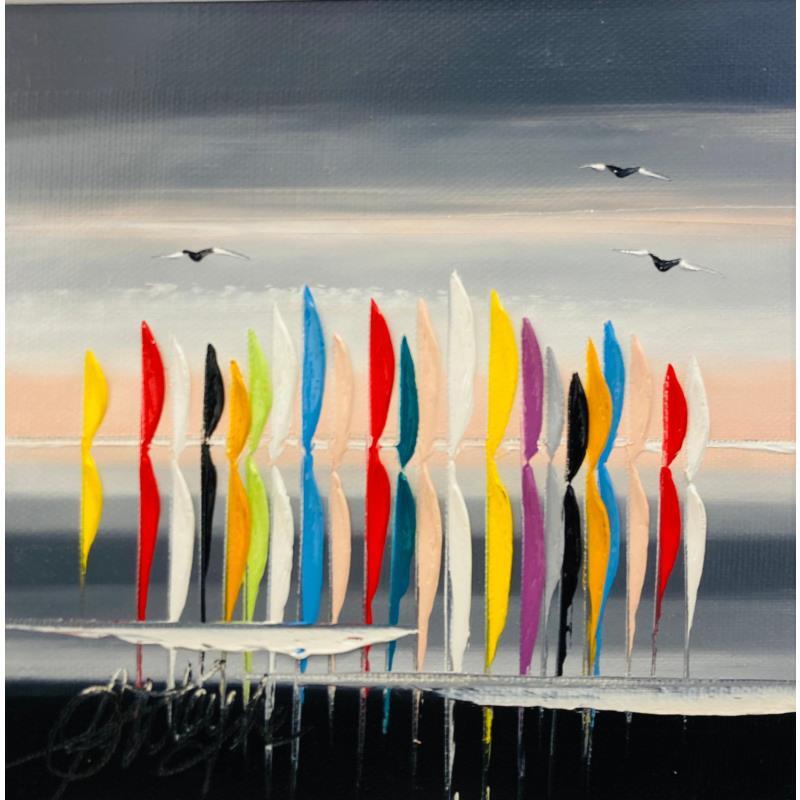 Painting soiree en bateau by Fonteyne David | Painting Figurative Oil Acrylic