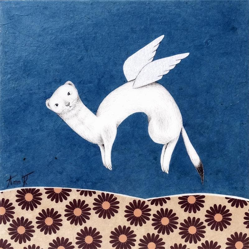 Painting Angelo by Ann R | Painting Figurative Portrait Animals