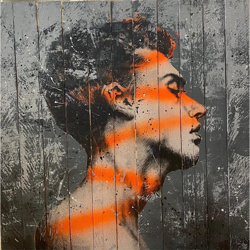 Painting Gone by Graffmatt | Painting Street art Portrait Graffiti Acrylic