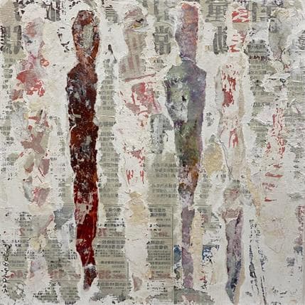 Peinture VOYAGES LOINTAINS par Rocco Sophie | Tableau Art Singulier Acrylique, Huile scènes de vie