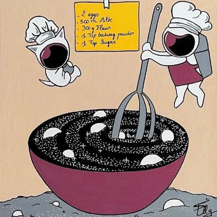 Painting Lisez bien la recette ! by Elly | Painting Pop-art Acrylic Life style, Pop icons