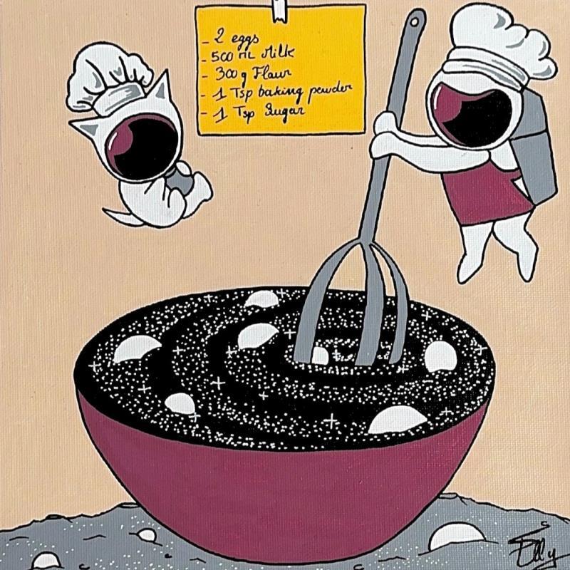 Painting Lisez bien la recette ! by Elly | Painting Pop-art Life style Acrylic