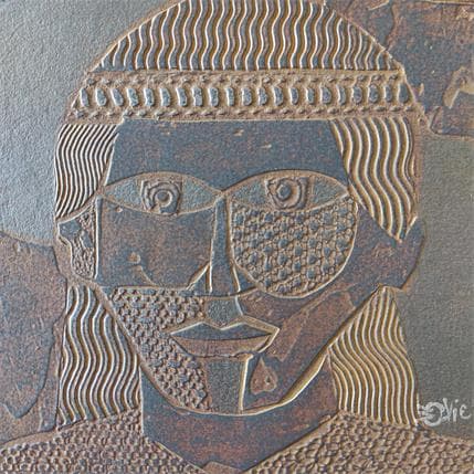 Painting Indien by Devie Bernard  | Painting Figurative Portrait