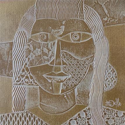 Peinture Indienne par Devie Bernard  | Tableau Figuratif Portraits