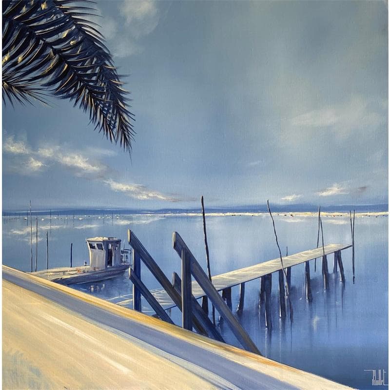 Peinture C'était hier par Guillet Jerome | Tableau Figuratif Paysages Marine Huile