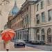 Painting Lyon J20-13 by Khodakivskyi Vasily | Painting Figurative Urban Watercolor