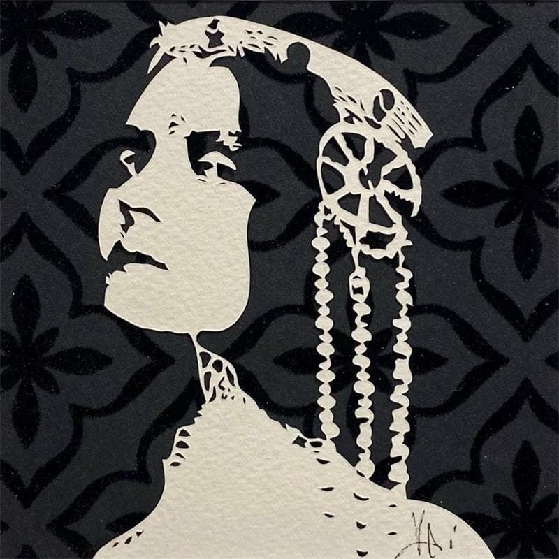 Gemälde Why Though von Louafi Valentine | Gemälde Figurativ Porträt