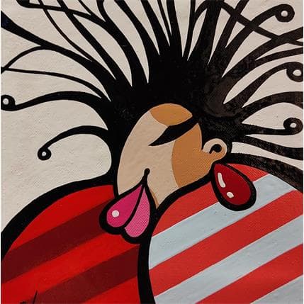 Painting SIMULATEUR D'AUBE by Lopez Alfredo | Painting Figurative Acrylic Life style