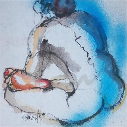 Painting Raphaël by Labarussias | Painting Figurative Nude