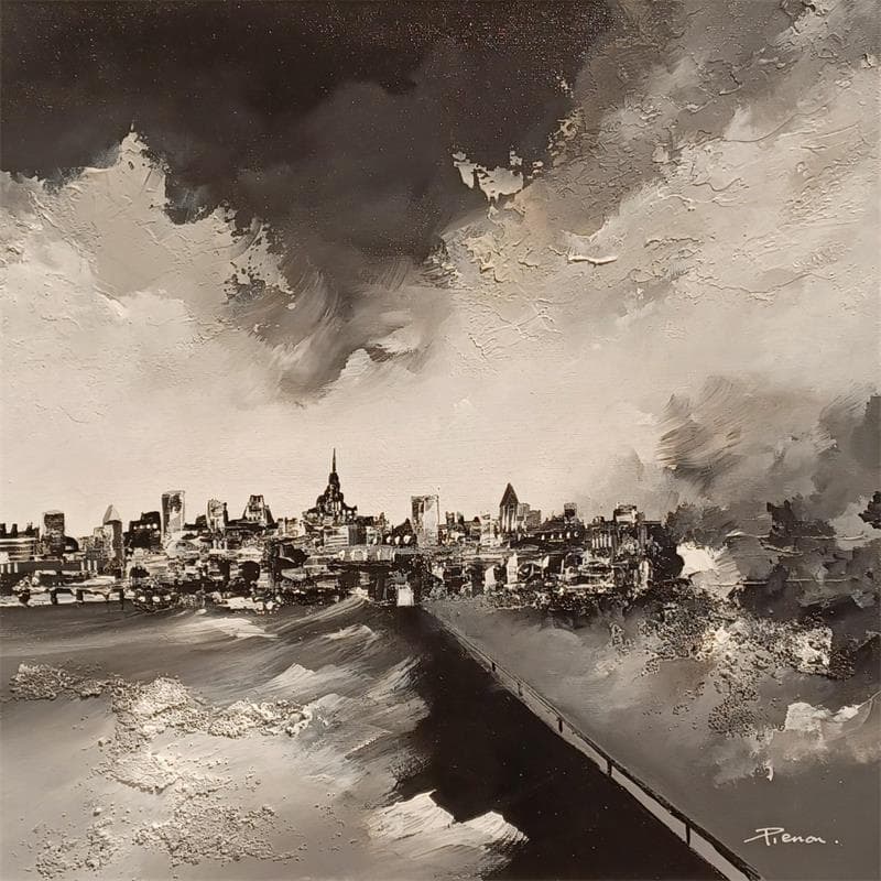 Pintura LES REMPARTS por Pienon Cyril | Pintura Figurativo Paisajes Marine Acrílico