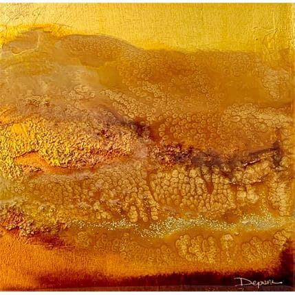 Peinture 633 Topaze Imperiale par Depaire Silvia | Tableau Abstrait Acrylique Minimaliste