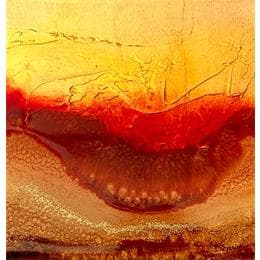 Peinture 627 Rubis par Depaire Silvia | Tableau Abstrait Acrylique Minimaliste