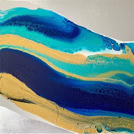 Peinture 710 Profondeur Marine par Depaire Silvia | Tableau Abstrait Acrylique Minimaliste