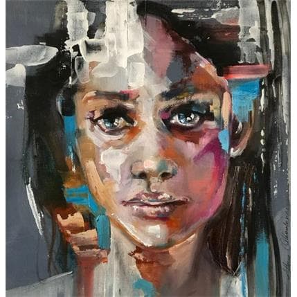 Peinture Dentro par Abbondanzia Monica | Tableau Figuratif Acrylique, Huile Portraits