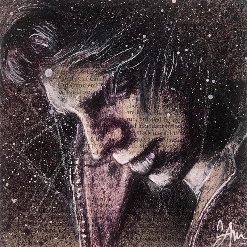 Painting Fred by S4m | Painting Street art Portrait Acrylic