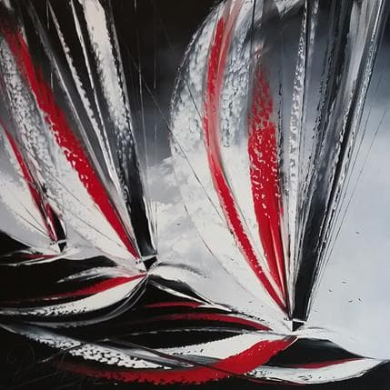 Peinture Love boats par Fonteyne David | Tableau Figuratif Acrylique, Huile Marine