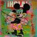 Peinture Mickey surf par Kikayou | Tableau Graffiti