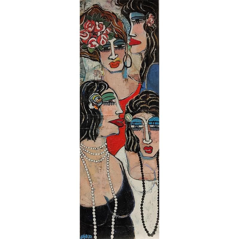 Peinture La decision par Garcia Gallardo Mercedes | Tableau Art Singulier Huile Portraits