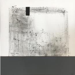 Peinture Compoz par Reymann Daniel | Tableau Abstrait Acrylique Minimaliste