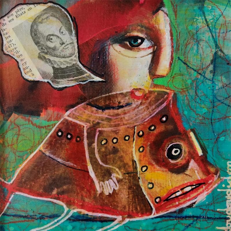 Painting Son navigateur by Doudoudidon | Painting Raw art Life style