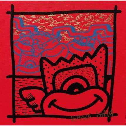 Peinture L'Océan par Hank China | Tableau Pop-art Acrylique Icones Pop