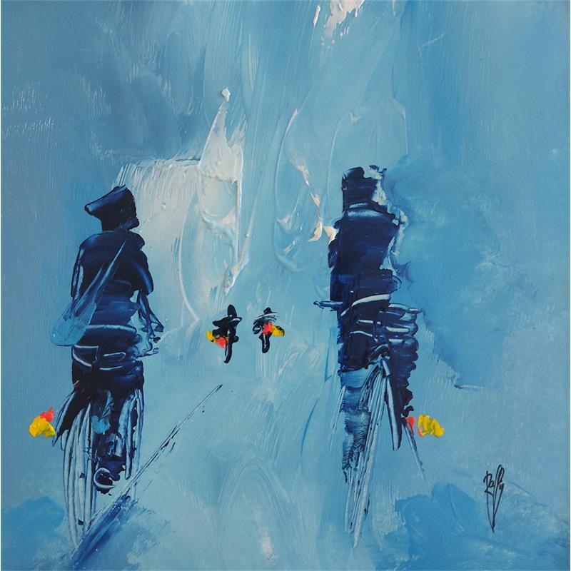 Peinture Balade song par Raffin Christian | Tableau Figuratif Scènes de vie Huile