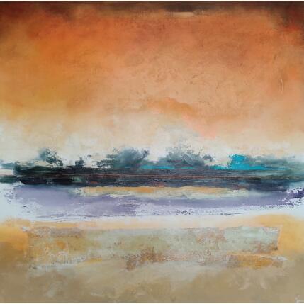 Peinture Abstraction #9169 par Hévin Christian | Tableau Abstrait Acrylique Minimaliste