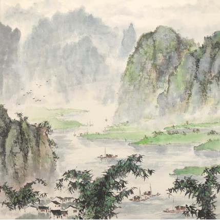 Painting Lush Land by Sanqian | Painting