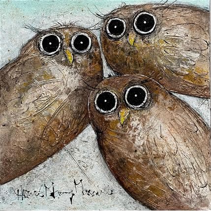 Peinture ST par Maury Hervé | Tableau Art naïf animaux