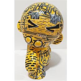 Sculpture MUNNY Jaune par Ralau | Sculpture